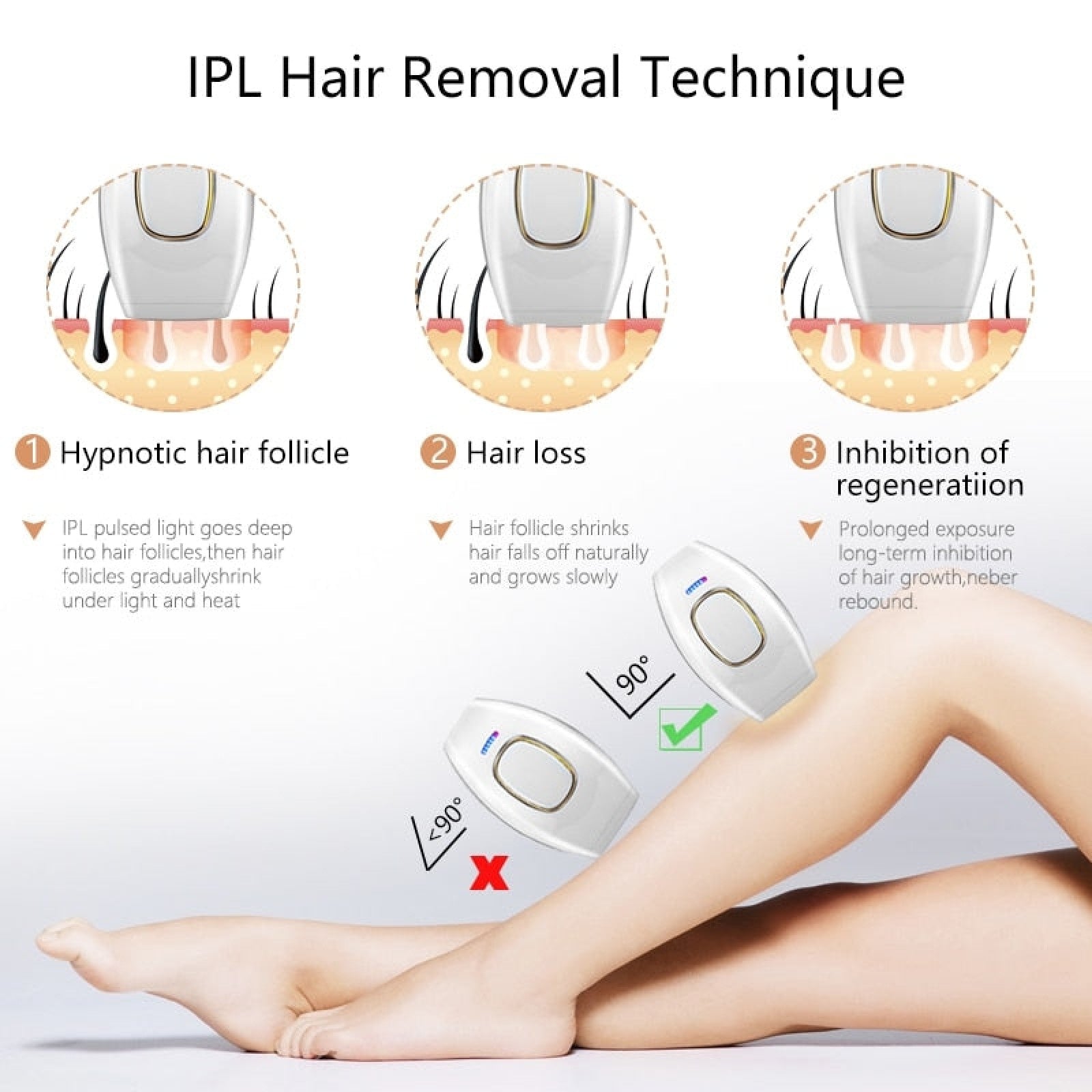 IPL Laser Hair Removal أفضل جهاز ليزر منزلي لإزالة الشعر Mega Kuwait